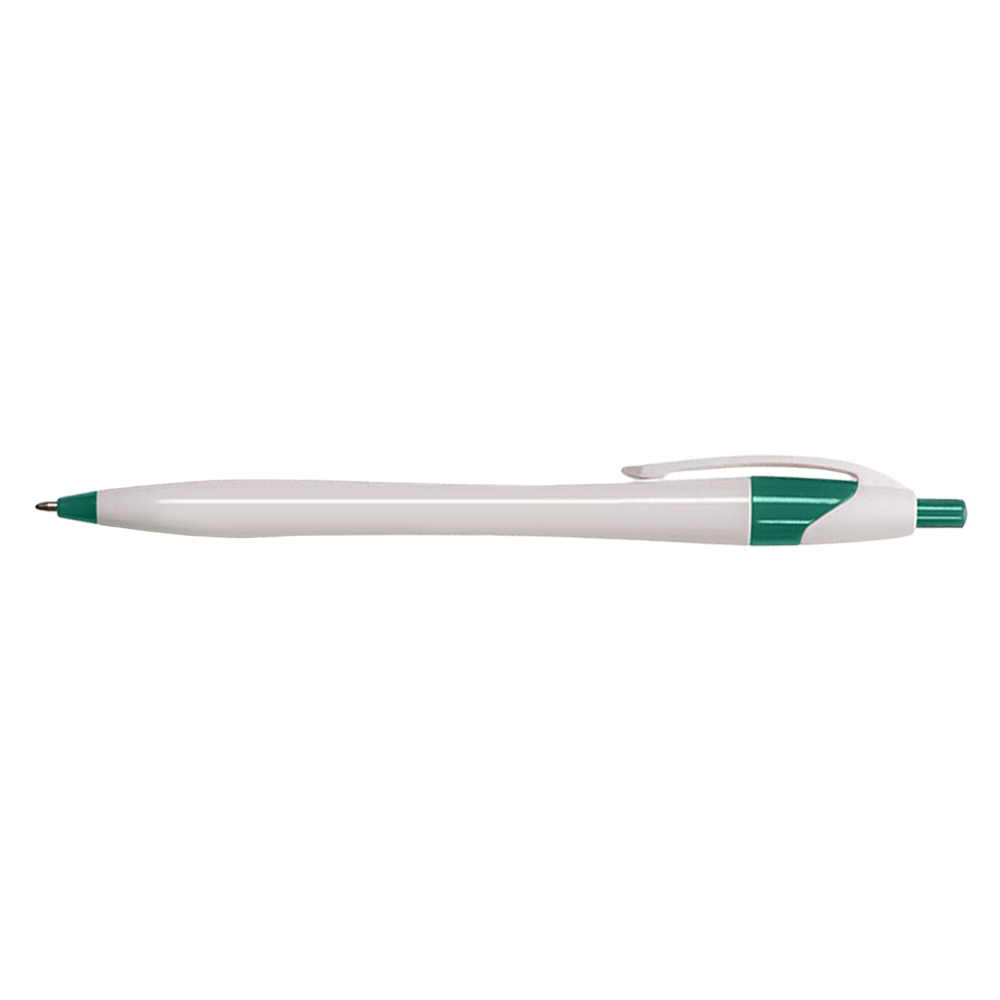 Full color Slimster Click Action Pen - Green