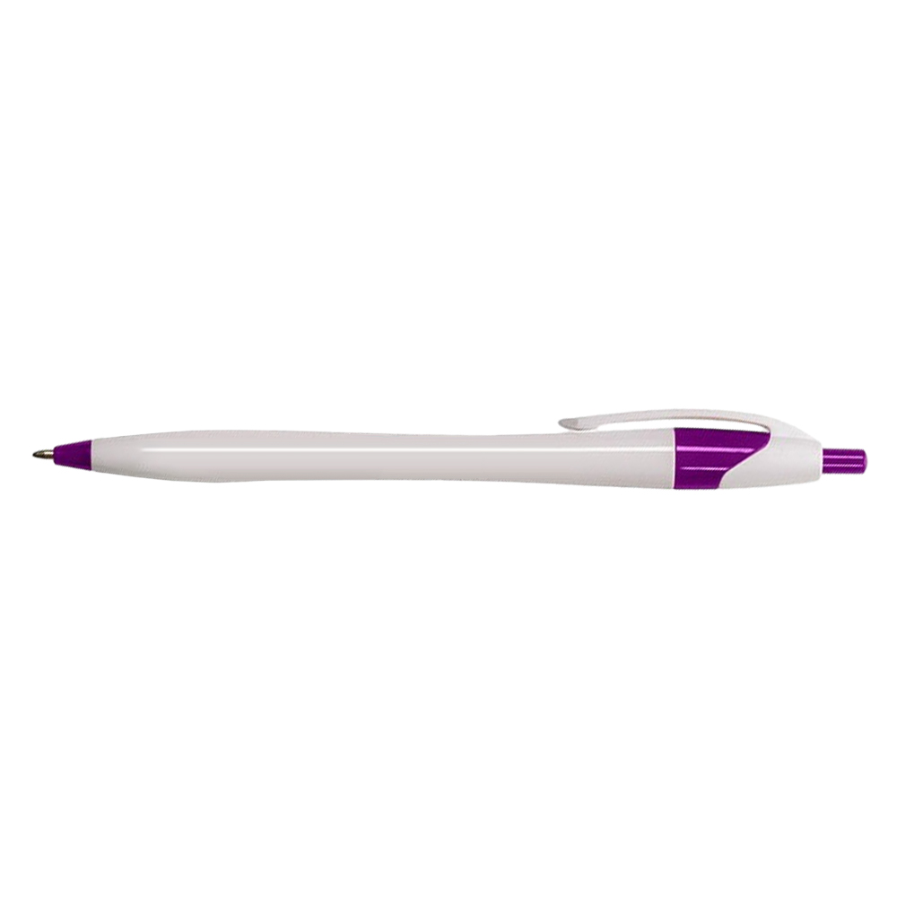 Full color Slimster Click Action Pen - Purple