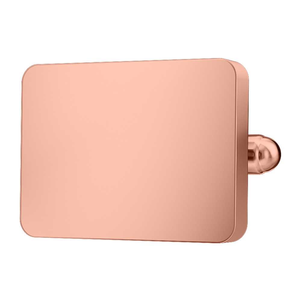 Copper Plated Rectangle Cufflinks