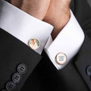 UV Printed Photo Cufflinks