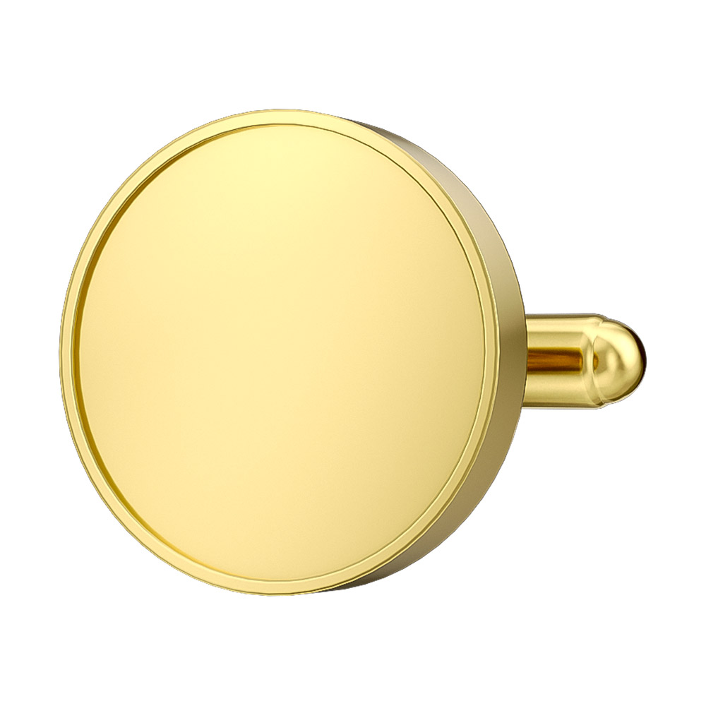 Gold Insert Cufflinks Gold Insert Cufflinks