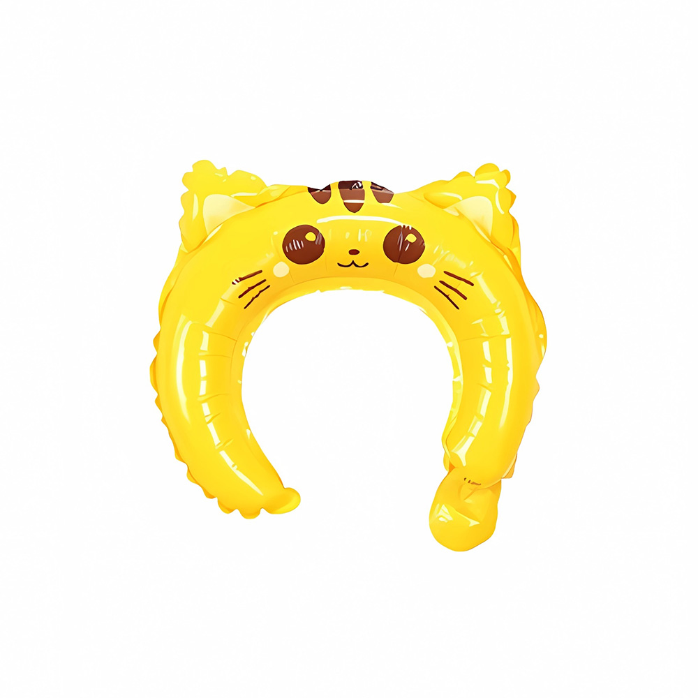 Custom Inflatable Headbands Wildlife Balloon Hair Hoop Yellow Custom Inflatable Headbands Wildlife Balloon Hair Hoop Yellow