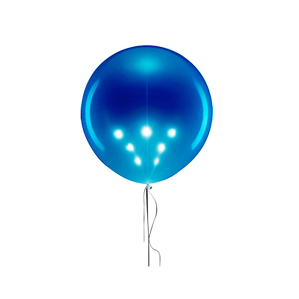 Custom Super Thick Latex LED Light-Up Balloon Blue Custom Super Thick Latex LED Light-Up Balloon Blue