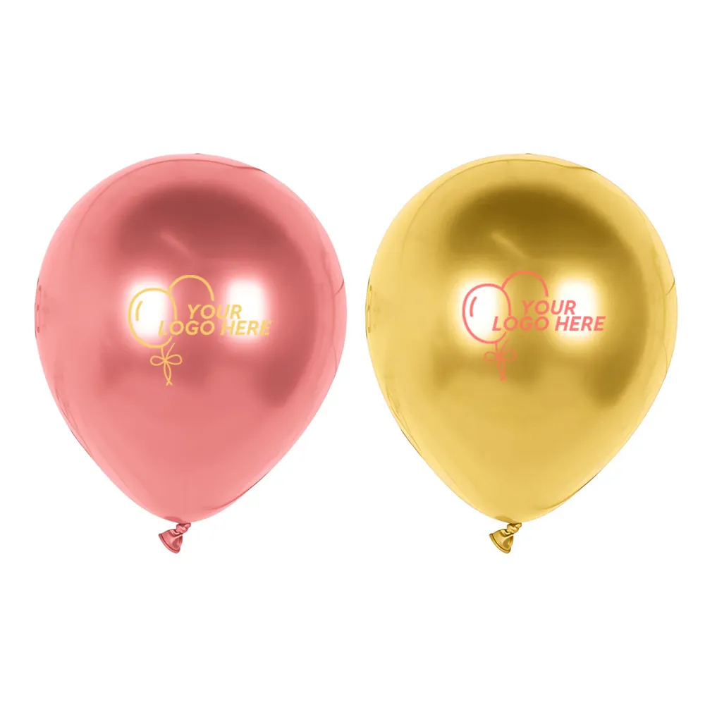 Custom thickening latex metallic balloon with logo Custom thickening latex metallic balloon with logo