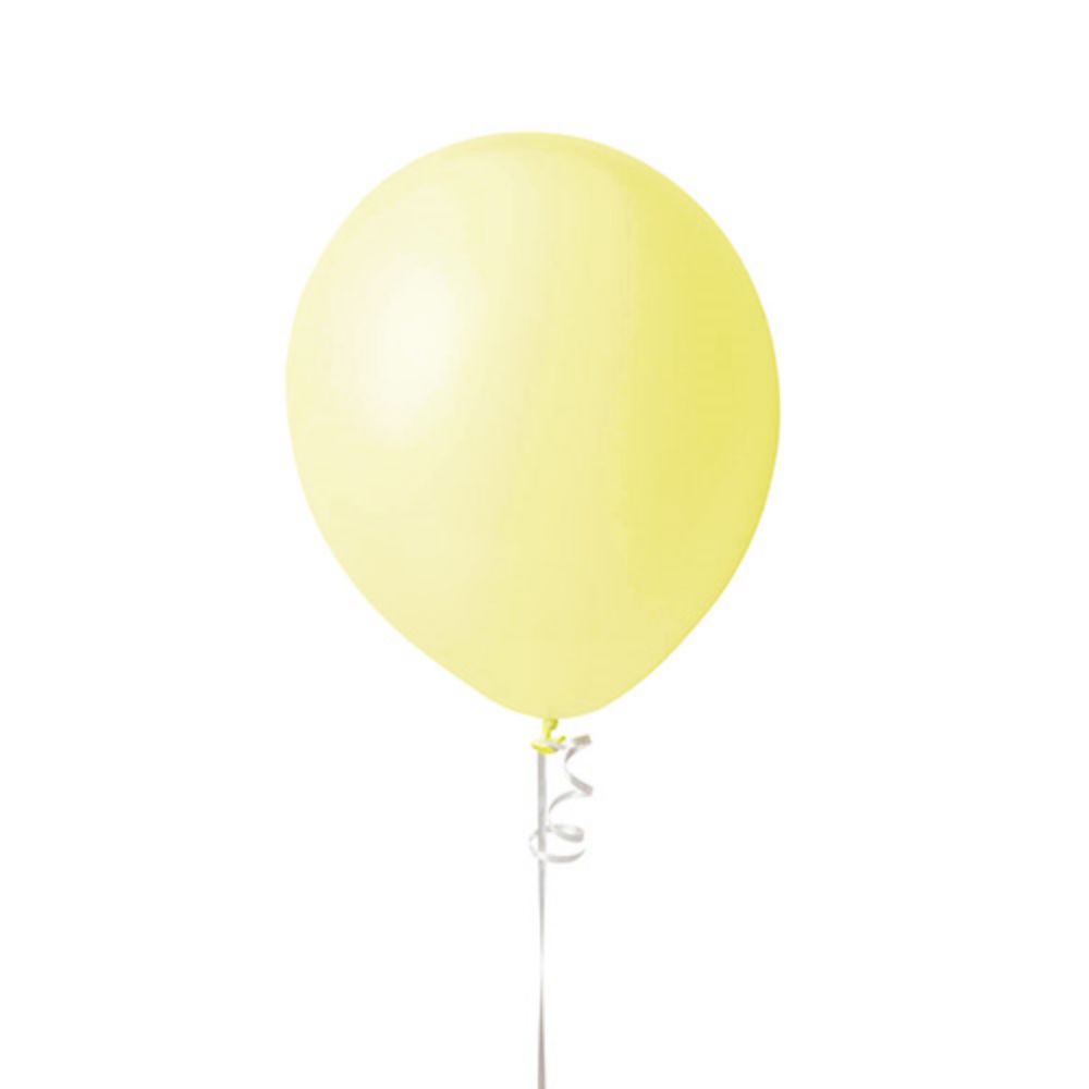 Personalized 10 Inch Latex Party Balloons Yellow