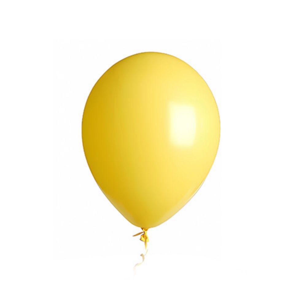 Personalized 10 Pastel Celebration Balloons Yellow