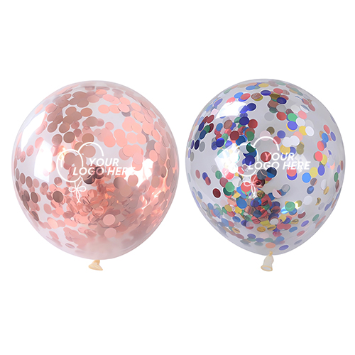 Personalized 12" Premium Clear Latex Balloons