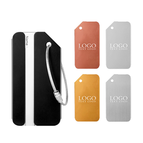 Bright Color Aluminum Luggage Tag with Name Card