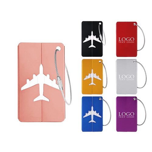 Luggage Tags Card Holders with Stainless Steel Loops