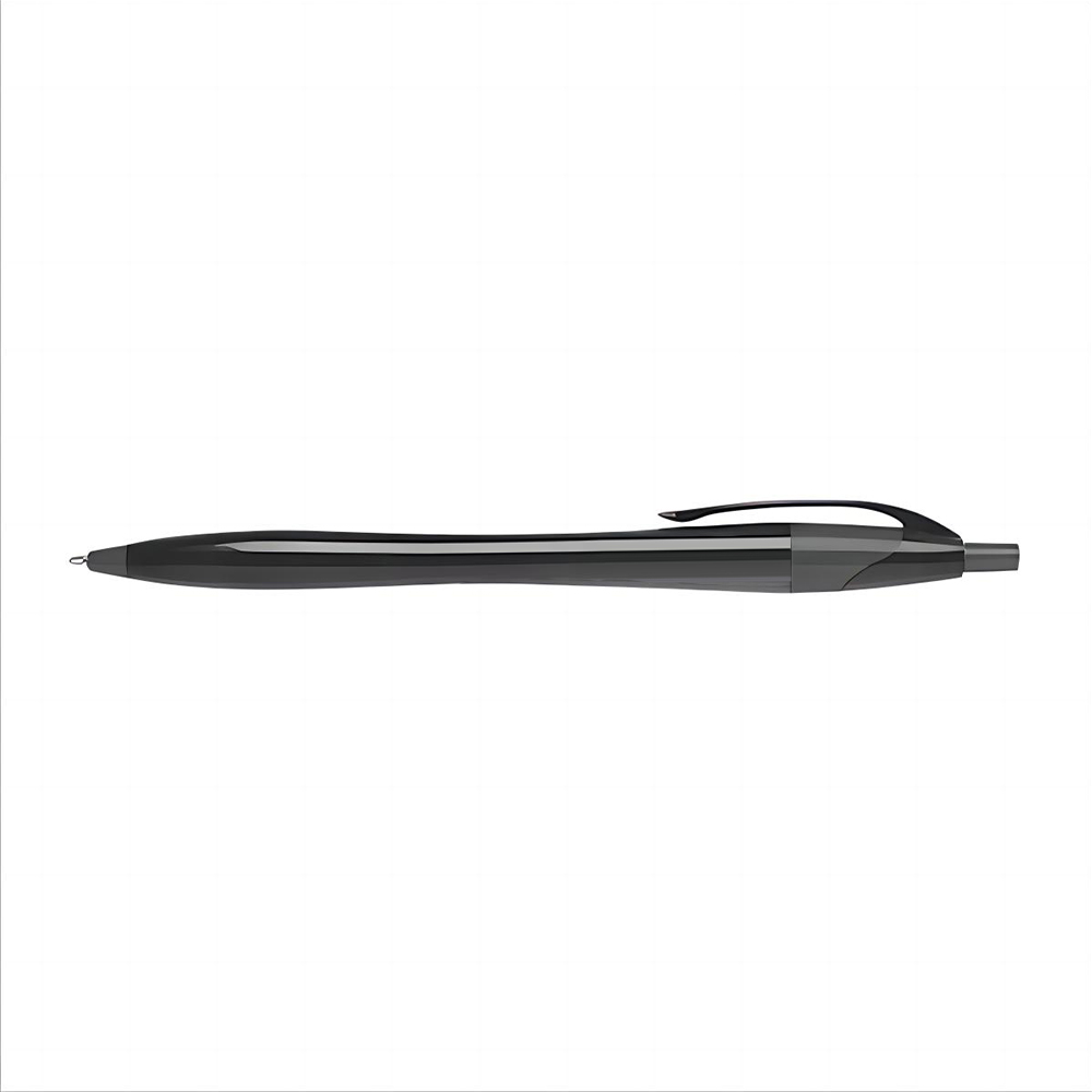 Black Custom Midnight Plastic Ballpoint Pens