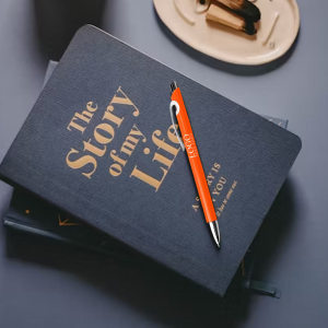 Solid Plastic Ballpoint Click Pen
