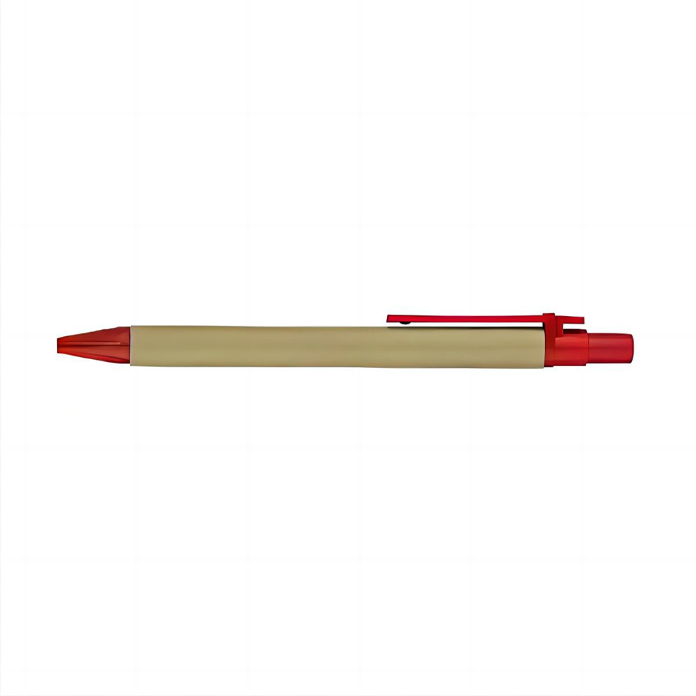 Red Promotional Eco-Friendly Paper Ballpoint Pens