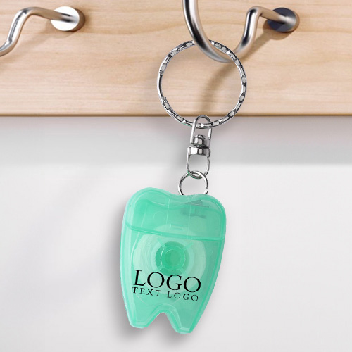Plastic Dental Floss With Keychain