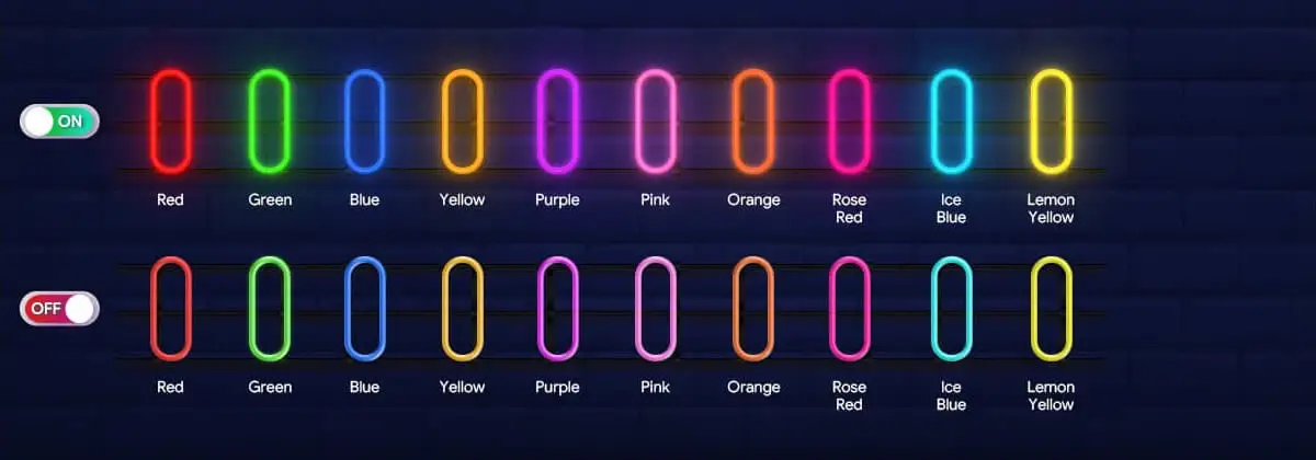 Colored Jacket Neon Signs Custom