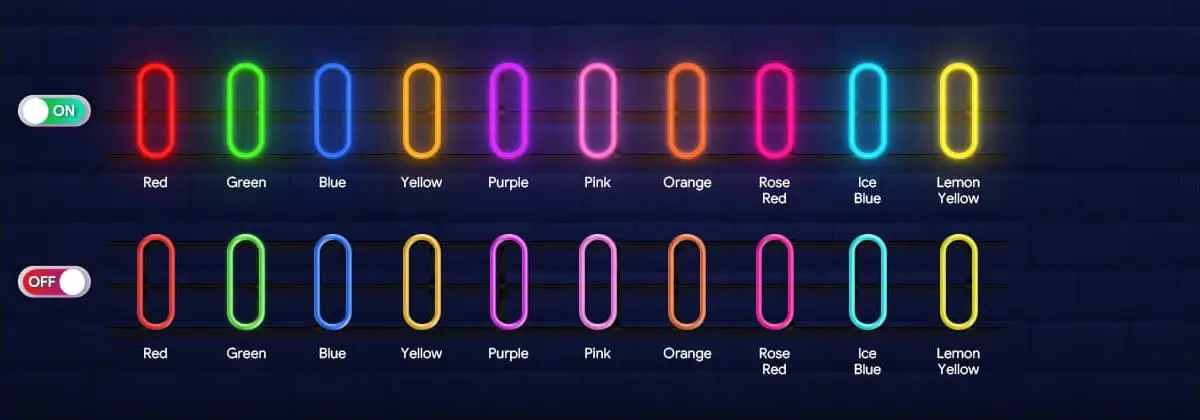 Colored Jacket Neon Signs Custom