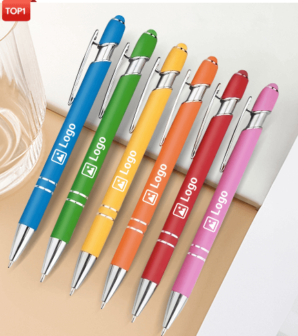 Metal Ballpoint Pen with Stylus Tip All Colors 20240520SiZe4p