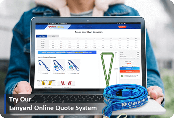 Try our Lanyard Online System