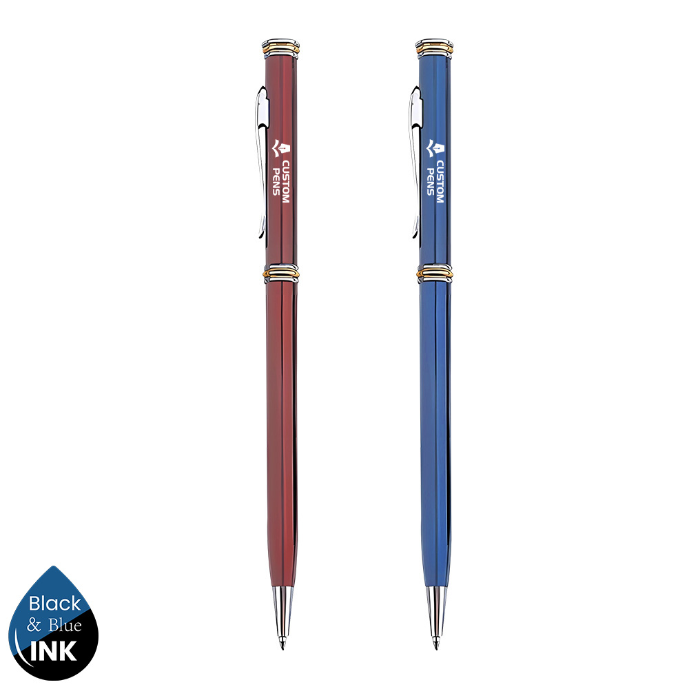ALL Twist Action Pen With Metallic Color Barrel 