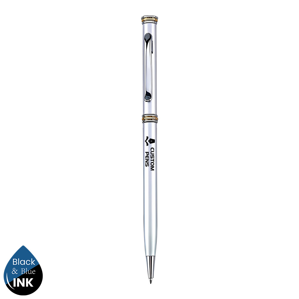 Metallic Color Barrel Twist Pen