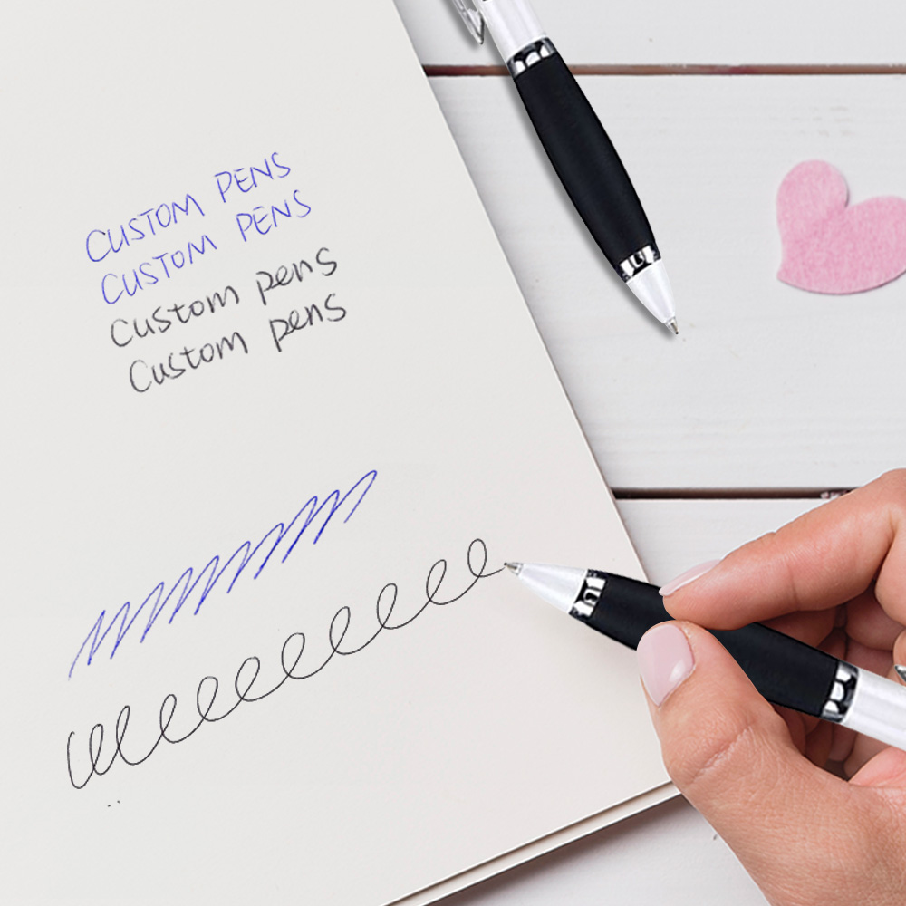 Personalized Click Action Ballpoint Pen writing