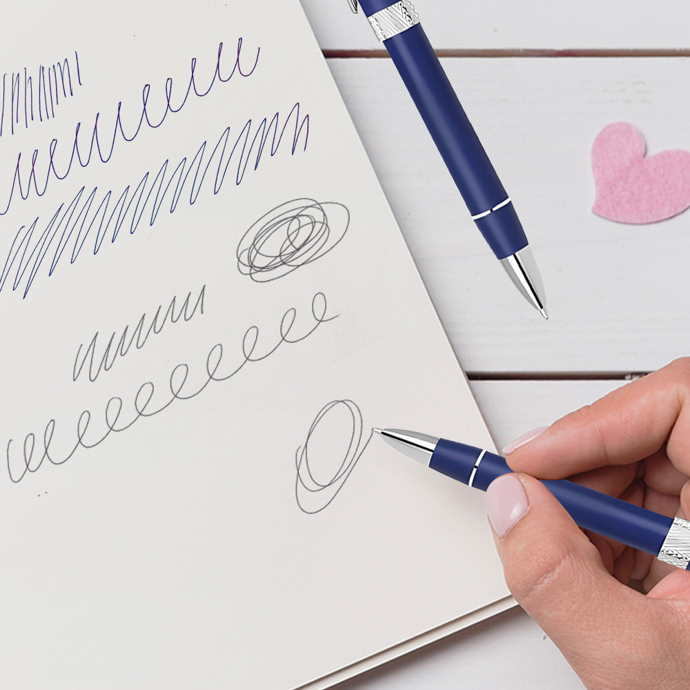 Twist Action Aluminum Pen writing