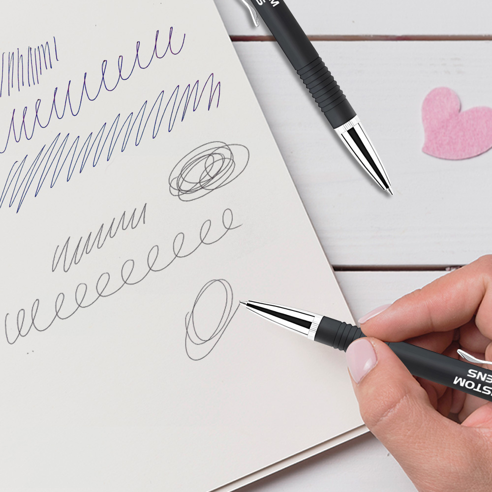 08001HI Click Action Brass Ballpoint Pen With Chrome Clip(1)