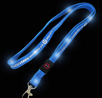 Light Up Tubular Lanyards