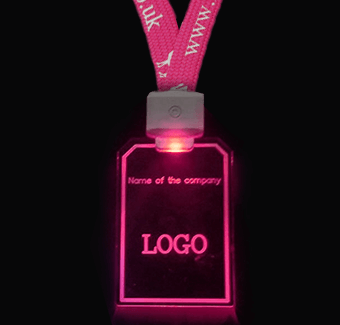 Tubular Lanyards with Light Up Card