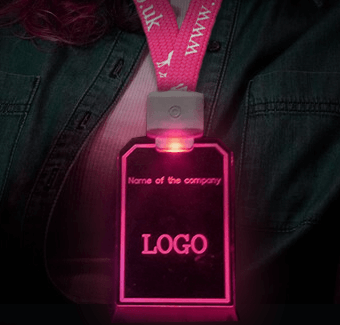 Tubular Lanyards with Light Up Card