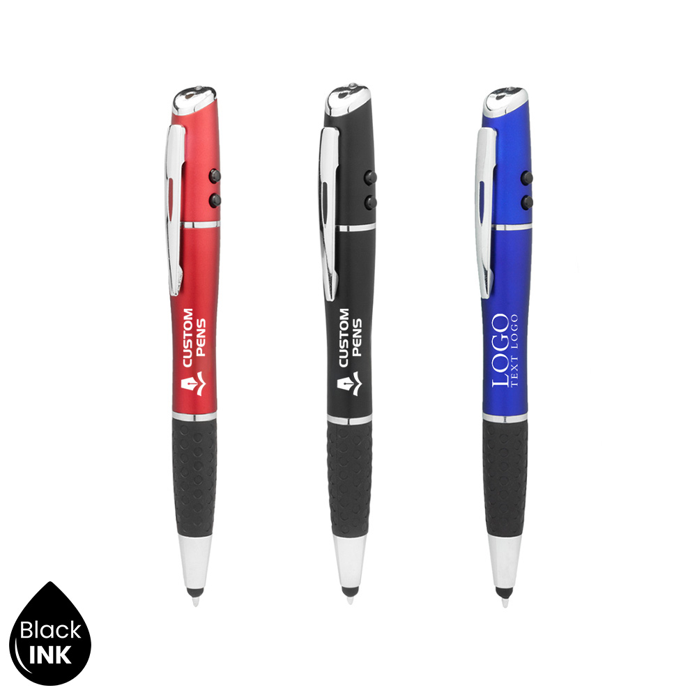Aero Stylus Pen with LED Light and Laser Pointer 