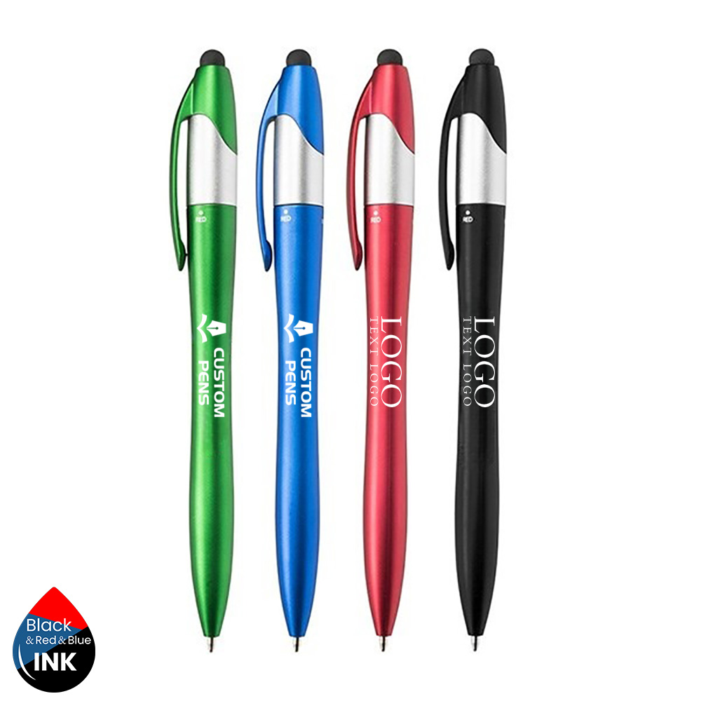 Custom Multi-Functional Slimster Plastic Pen with Logo