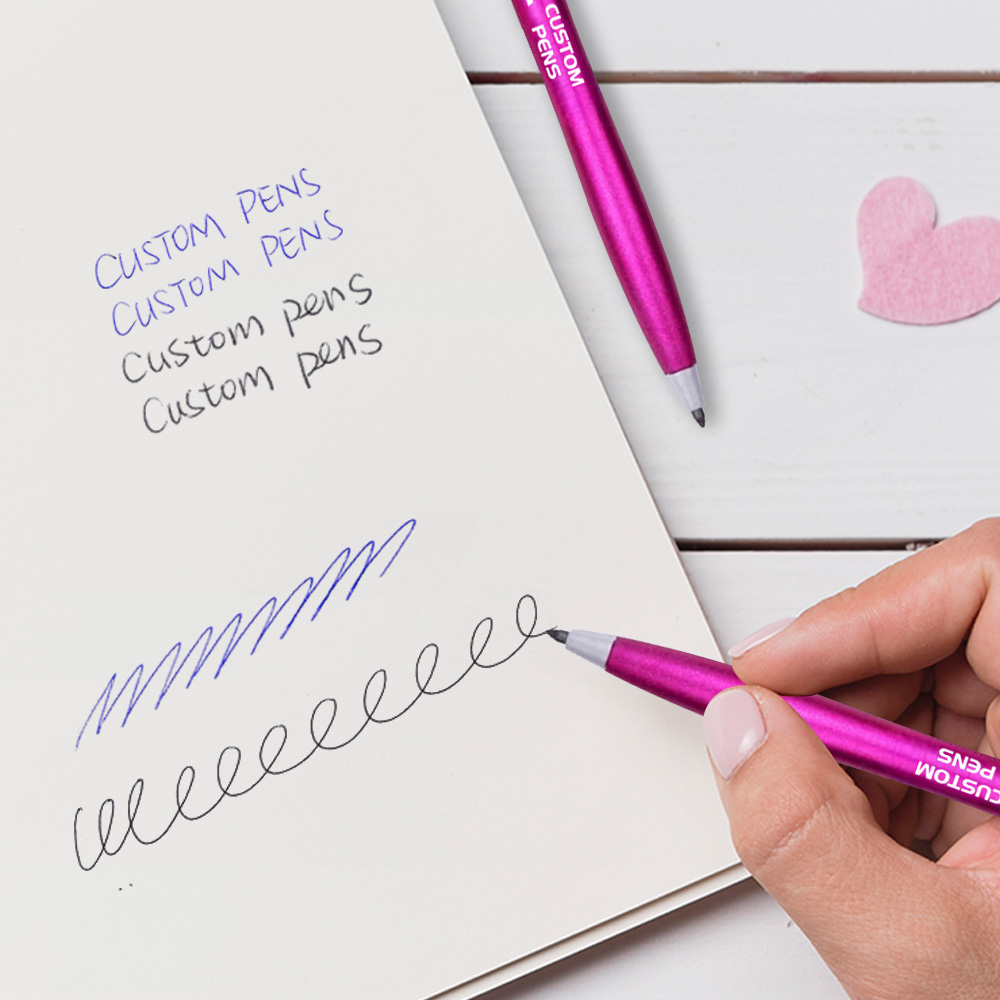 Custom Twist-action Pencil With Your Logo writing 