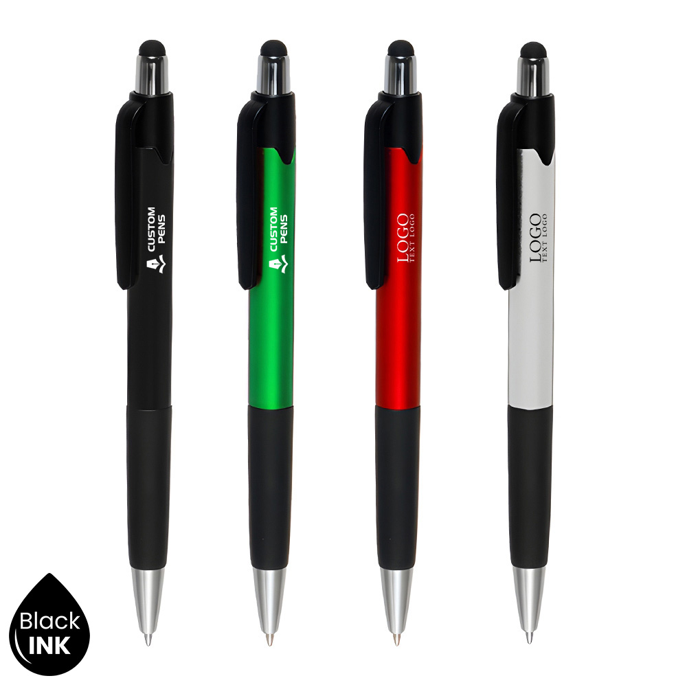 Plastic Pen with Touch Screen Stylus Group