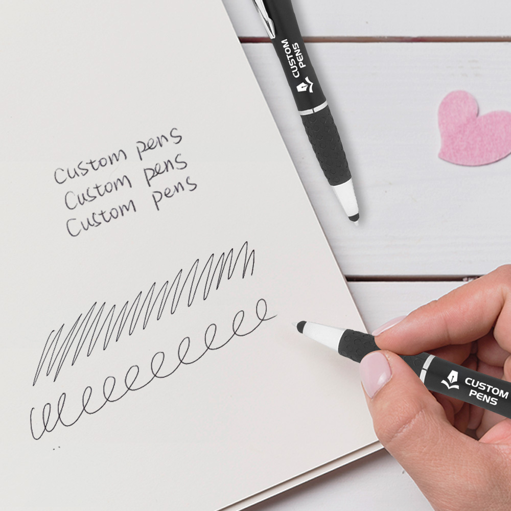 Promo Aero Stylus Pen With Laser Pointer And LED Light writing 