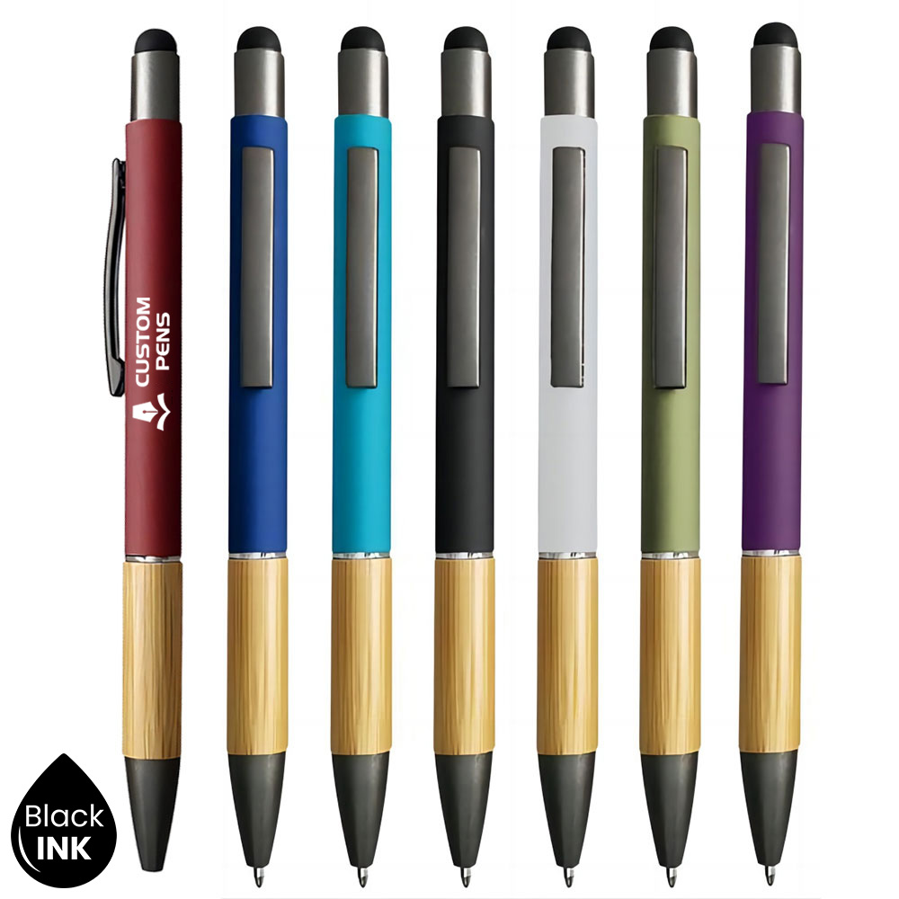 Aidan Bamboo Pen Multi Color