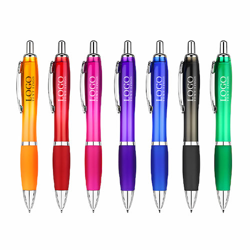 Click Action Plastic Satin Pen
