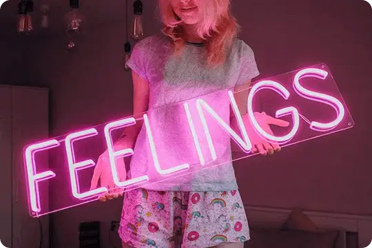 Feelings Neon Sign