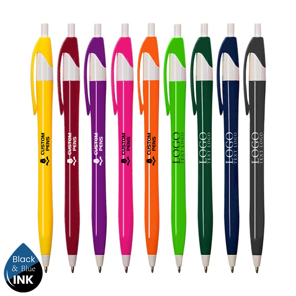 Full color Slimster Click Action Pen - all