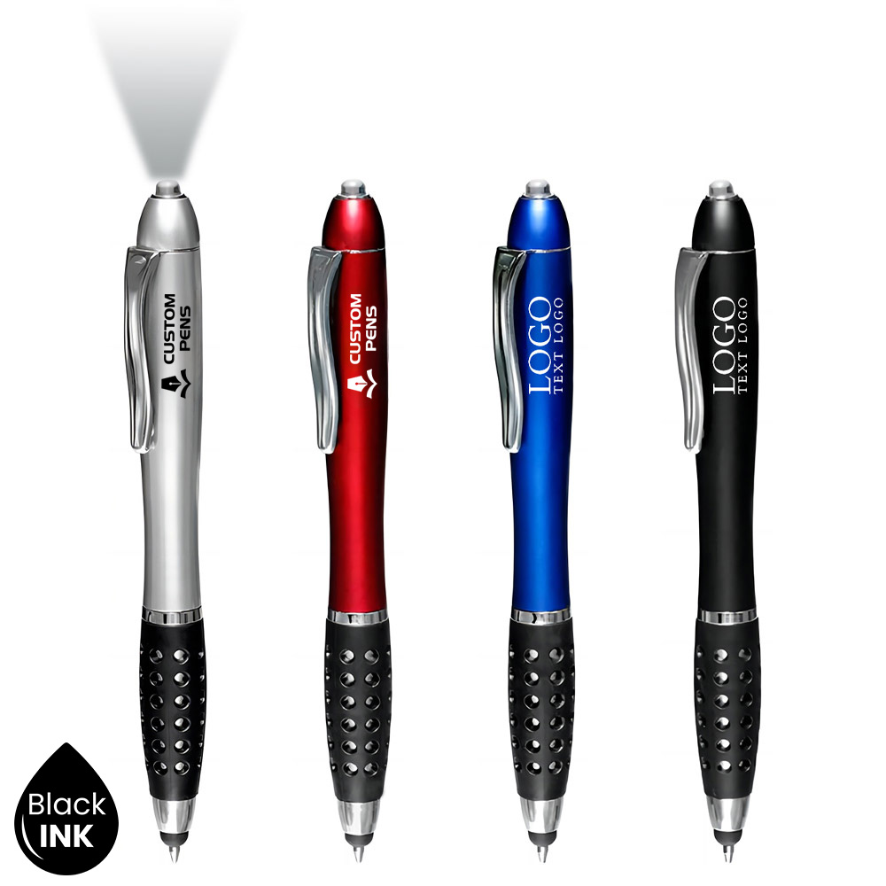 Gripper Stylus Pen with Led Light Group