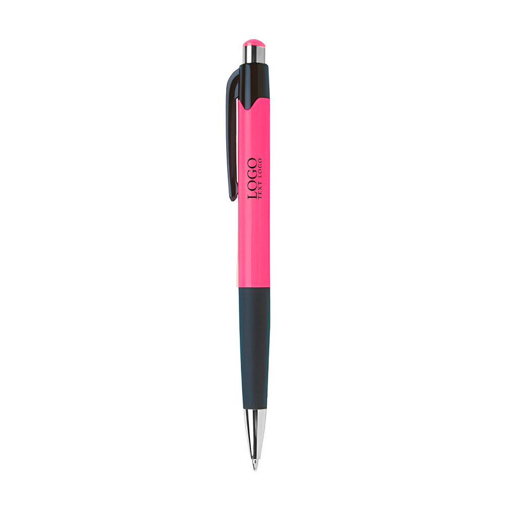 Mardi Gras Ballpoint Click Action Pen-pink