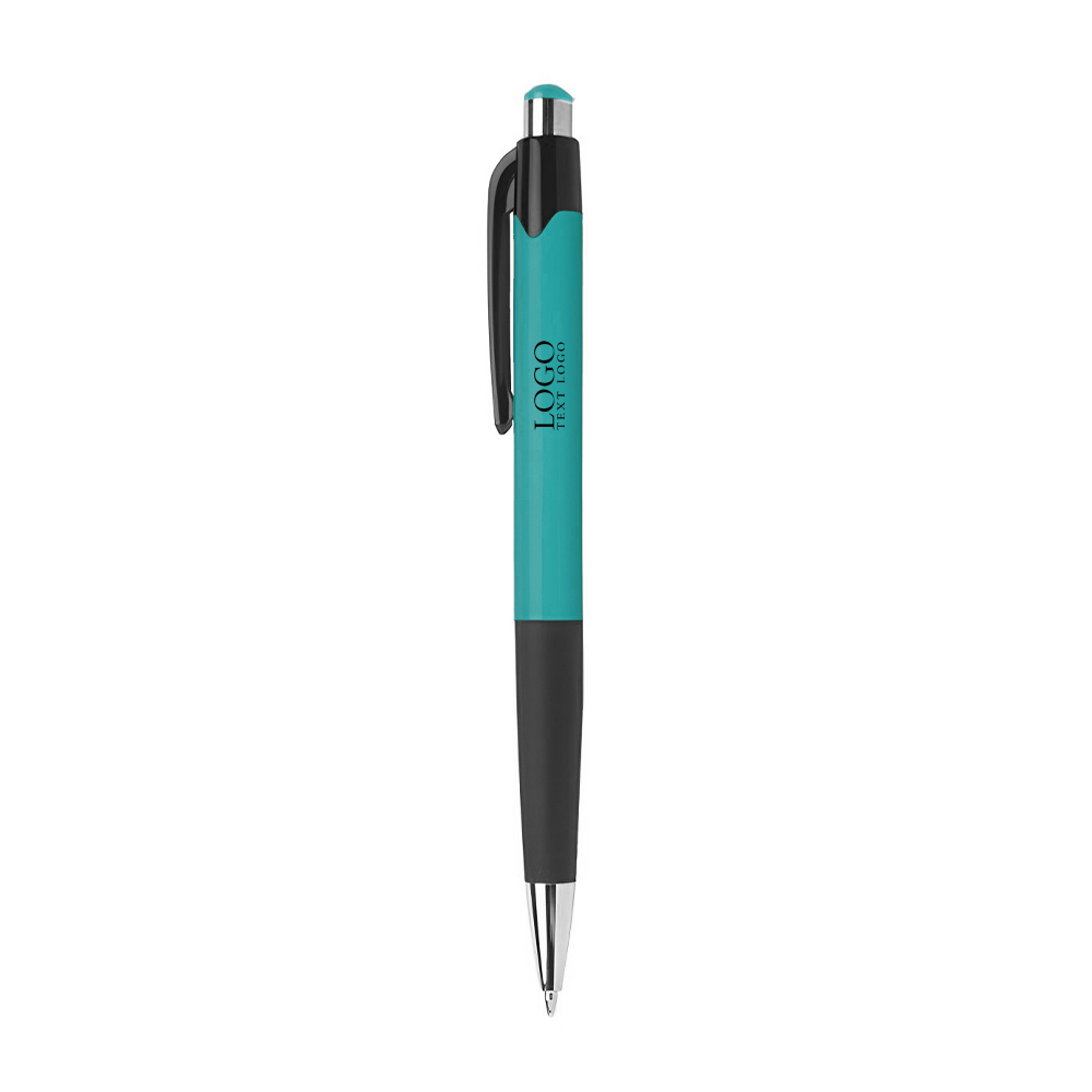Mardi Gras Ballpoint Click Action Pen -bluish green