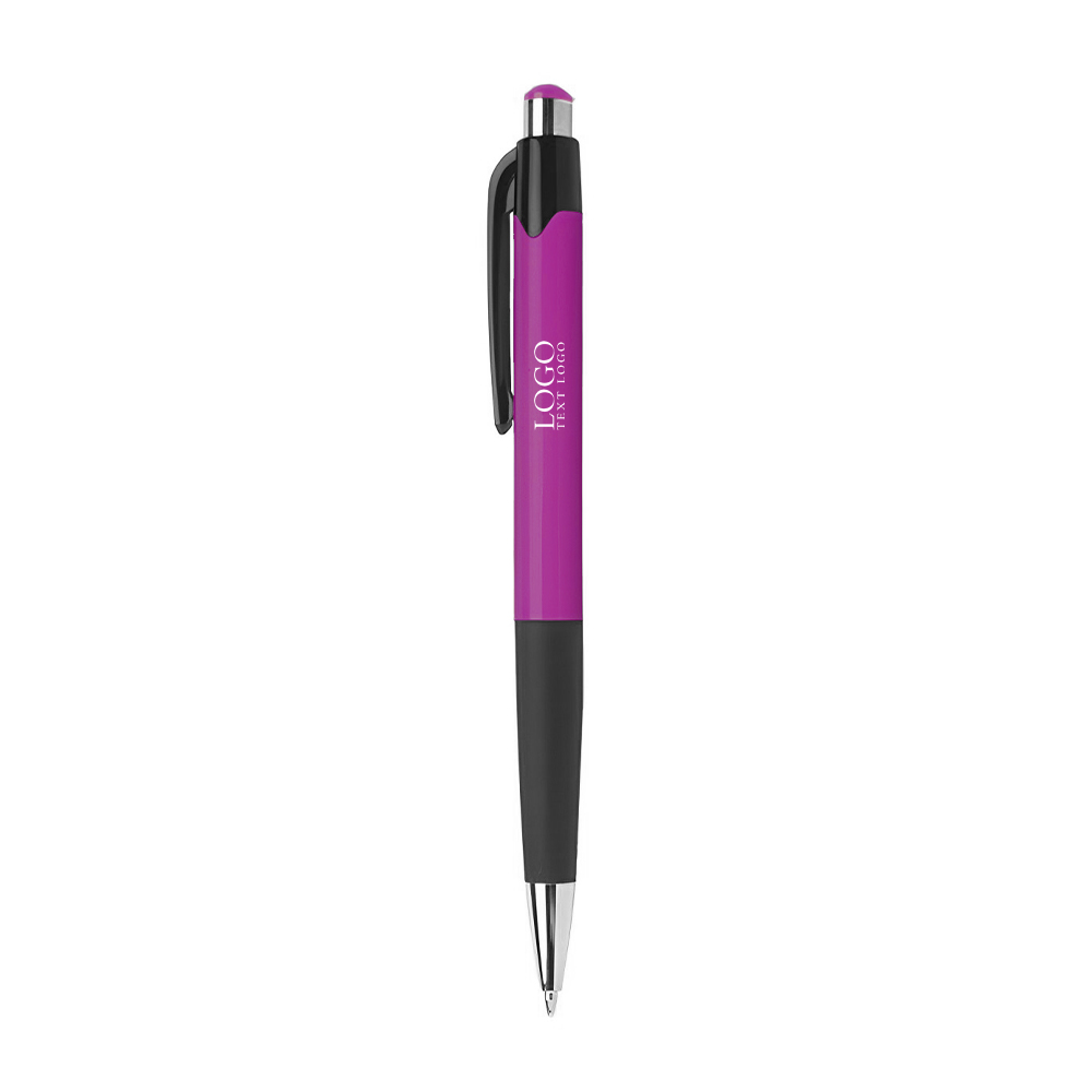 Mardi Gras Ballpoint Click Action Pen -purple
