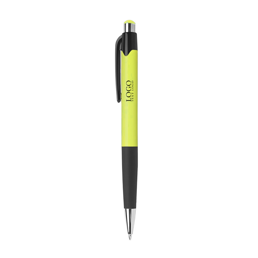 Mardi Gras Ballpoint Click Action Pen -yellow