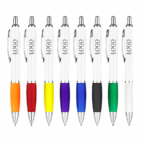 Custom Plastic Click Satin Pen