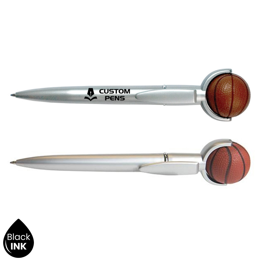 Promo Basketball Squeeze Top Pen Detail