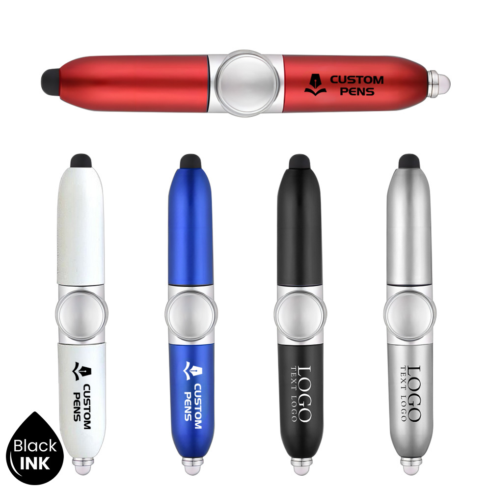 Promo Fidget Spinner Pen With Led Light Group