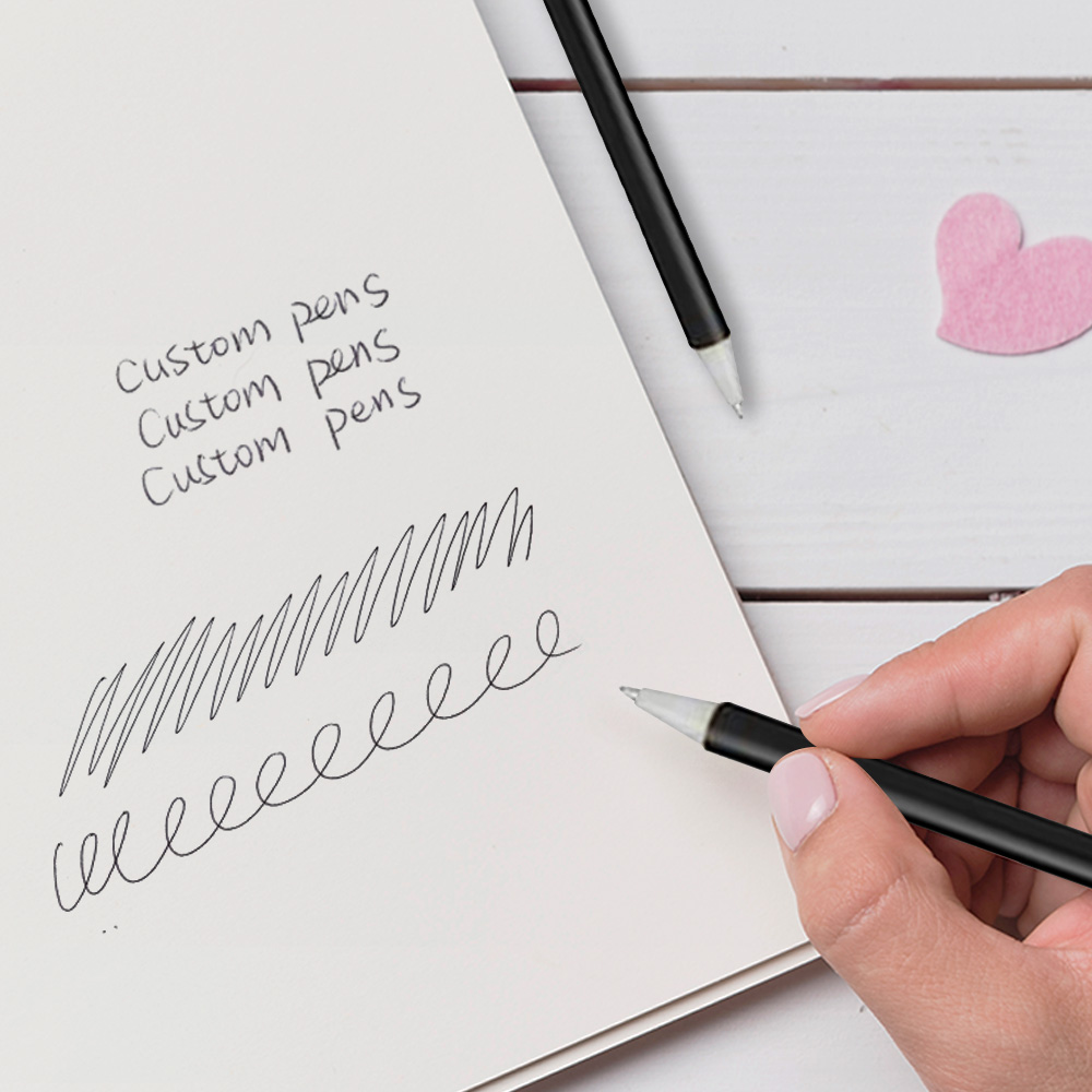 Promo Plastic Moustache Pens writing 