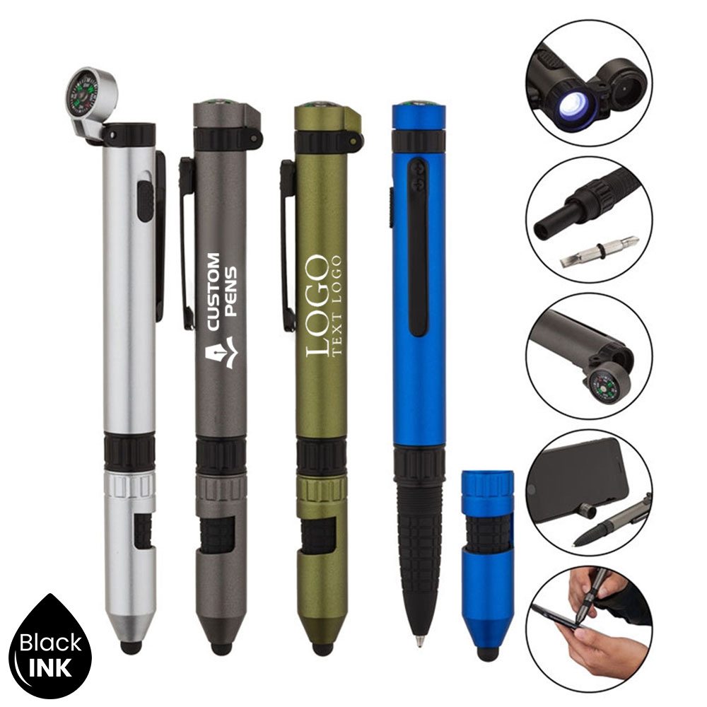 Promo Rainier Utility Pen With Stylus Group