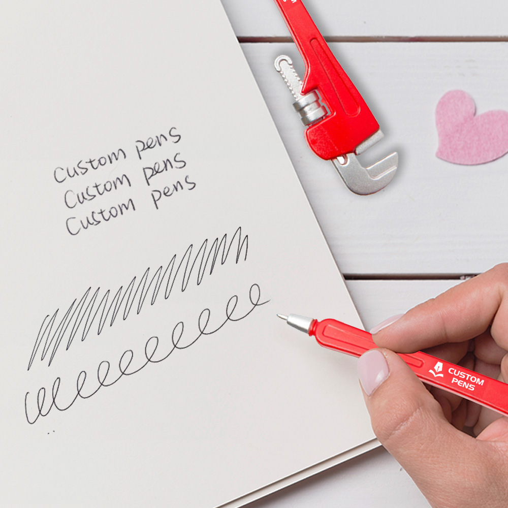 Promo Red Wrench Tool Pen writing 