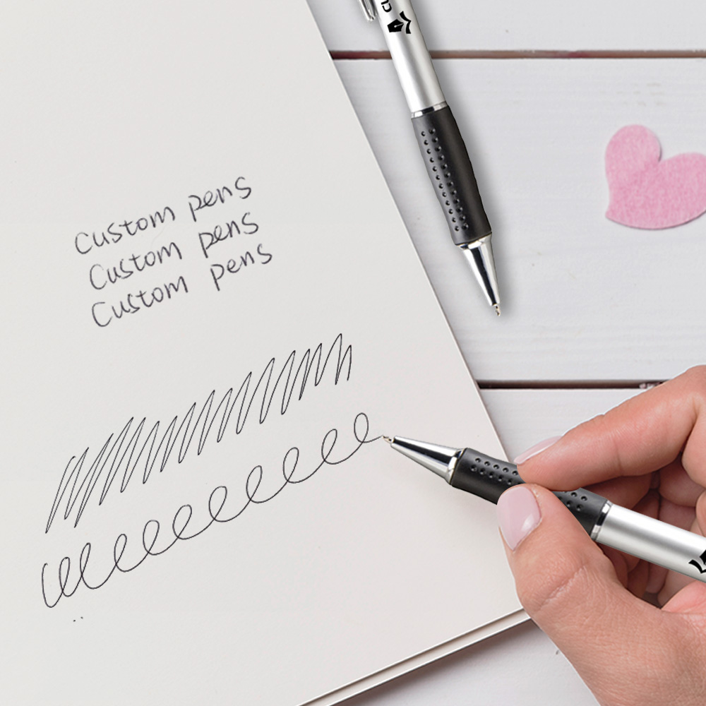 Providence Plastic Ballpoint Pen writing 